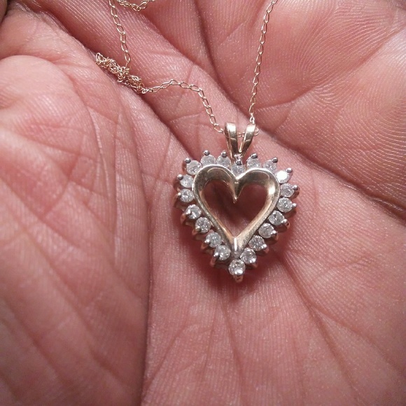 Zales Jewelry - 10kt Real Diamonds Necklace